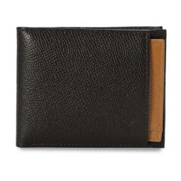 Puma Brown Leather Textured Bi-Fold Wallet-45