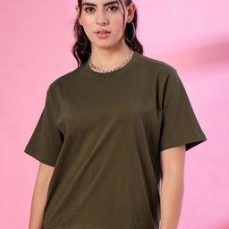 CUPID Women Drop-Shoulder Sleeves T-shirt-image-96