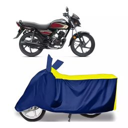 Auto Pearl Bike Cover for Honda Navi (Yellow & Blue)-46