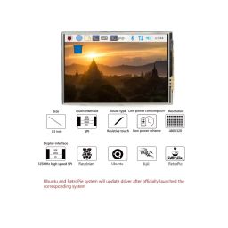 Raspberry Pi 4 TFT 3.5 inch Touch Screen with Case, 480x320 Resolution 60fps Monitor LCD Display - RS3254Raspberry Pi 4 TFT 3.5 inch Touch Screen with Case, 480x320 Resolution 60fps Monitor LCD Display - RS3254 image 3