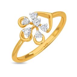 Kisna Diamond & Gold Jewellery Imogen 18k (750) Diamond & Gold Ring For Women-picture-30