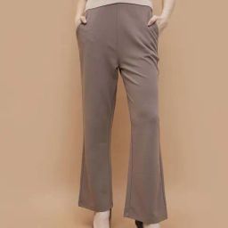 Code By Lifestyle Light Brown Regular Fit Trousers-image-1