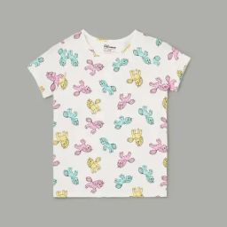 Fame Forever by Lifestyle Girls White Cotton Printed T-Shirt-image-37