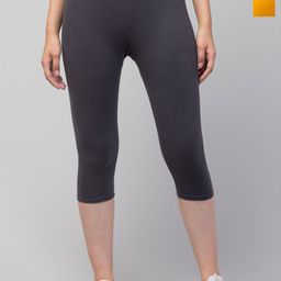 Attire Zone Women Pack Of 2 Skinny Fit Capris-image-77