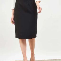 SALT Attire Black Plain Skirt-image-77