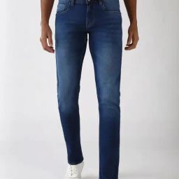 Peter England Navy Skinny Fit Jeans-image-73