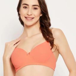 Clovia Peach T-Shirt Bra-picture-18