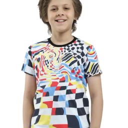 Monte Carlo Boys White / Multi Printed T-Shirt-image-87