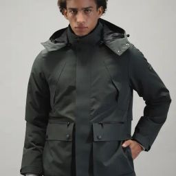 Monte Carlo Olive Regular Fit Hooded Jacket-picture-35