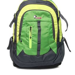 F Gear Unisex Grey & Green Colourblocked Defender V2 Backpack-35