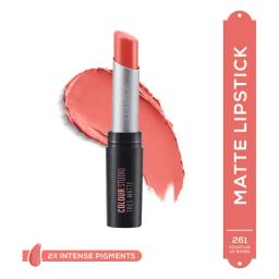 CHAMBOR Colour Studio Tres Matte Lipstick 261 Fountain of Roses - 3.2 gm-image-45