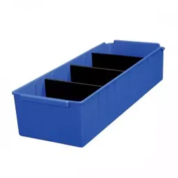 Alkon PSB-604 Polypropylene Copolymer 615 X 220 X 135 mm Blue Industrial Bin-image-6