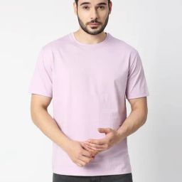 Blamblack Lavender Cotton Regular Fit T-Shirt-image-32