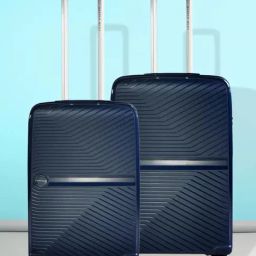 Nasher Miles Bruges Hard-Sided Polypropylene Luggage Set of 2 Navy Blue Trolley Bags (55 & 65 cm)-image-30