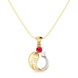 PC Jeweller Zyana 22 kt Gold Pendant without Chain-image-75