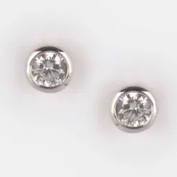 Shaya 3 mm Stone See You Again Earrings in 925 Silver-image-45