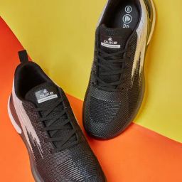 Duke Men's Black Running Shoes-31