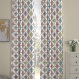 ROSARA HOME Unisex Peach Curtains and Sheers-image-28