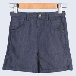 Beebay Solid Colour Shorts - Dark Blue-image-0