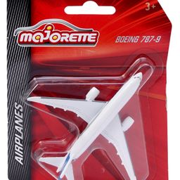 Majorette Airport License Die Cast Free Wheel Model Airplane Toy - White-25