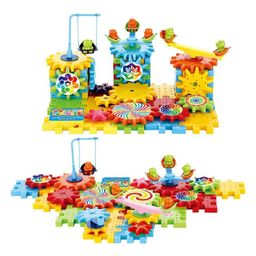 Muren Kids Gears & Bulding Blocks Multicolour - 81 Pieces-19