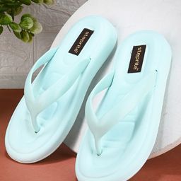 Steprite Embossed Flip Flops - Mint Green-image-79