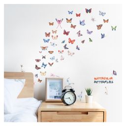 JAAMSO ROYALS Butterfly Removable Self Adhesive Wallsticker (60 CM x 30 CM, 2 Sheets)-image-6