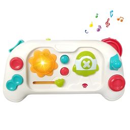 YAMAMA Musical Toys For Kids Game Console Educational Kids Development Toys Sensory Kids Toys Baby Game Controller Musical Toys For Infants With Lights And SoundsMulticolor-11