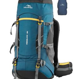 TRAWOC TREKELITE 60L Travel Backpack with Rain & Shoe Compartment MHK004 3 Year Warranty English Blue-image-116