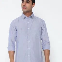PRIME PORTER Men Slim Fit Opaque Striped Casual Shirt-image-83