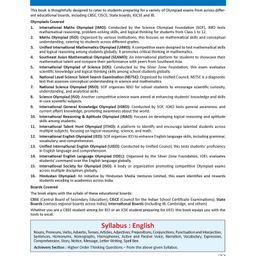 oswaal books Oswaal One for All Olympiads Previous Year Solved Papers Class 5 English For 2025 Exam - English image 5