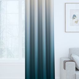Story@home Blue & Grey Colourblocked Room Darkening Long Door Curtain-picture-19