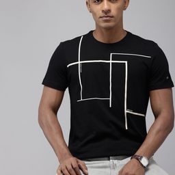 Arrow Sport Geometric Printed Pure Cotton T-shirt-picture-32