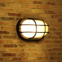 Fos Lighting Black Capsule Die Cast Aluminum Bulkhead Wall Light (Bulb not included) - Set of 1-image-47