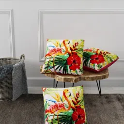 BIANCA Soft-Touch Digitally Printed Cushion Cover [Hidden Zipper On Side] -3pc 16 X16 set-1