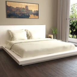 Mark Home Naturelle 400 TC Cream Bed Linen Set-image-40