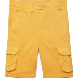 Under Fourteen Only Kids Orange Solid Shorts-image-63