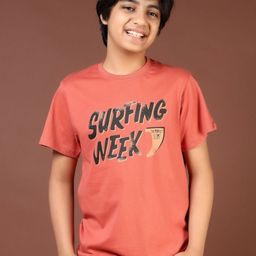 V-Mart Boys Typography Printed Pockets T-shirt-picture-1