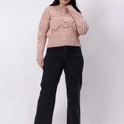 Fashion Gaiia Women Self Design Pullover-image-46