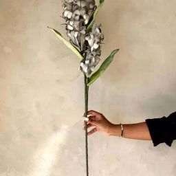 Mason Home Light Grey & White Foam Artificial Flowers-image-61