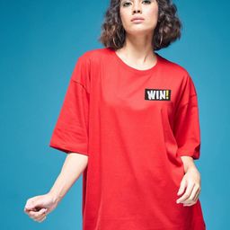 SMARTEES Women Typography Printed Cotton Oversized T-shirt-image-80