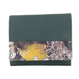 Baggit Green Printed Extra Small Tri-Fold Wallet-image-58
