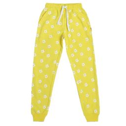 Li'l Tomatoes Girls Yellow Floral Print Joggers-image-48