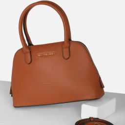Van Heusen Brown Textured Handbag-34