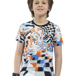 Monte Carlo Boys Grey / Multi Printed T-Shirt-image-71