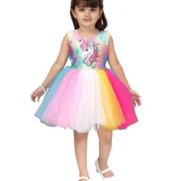 Aarika Kids Multicolor Printed Frock-image-57