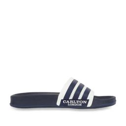 CL Sport by Carlton London Men's Navy & White Slides-image-65
