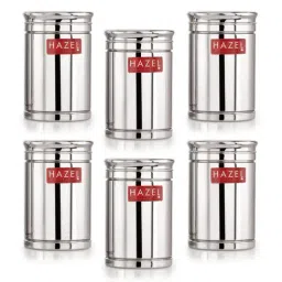 HAZEL Silver Stainless Steel Containers - Set of 6 (1.8L)-image-80