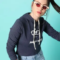 Campus Sutra Blue Cotton Graphic Print Sweatshirt-image-31