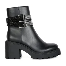 London Rag Women's Black Casual Booties-58